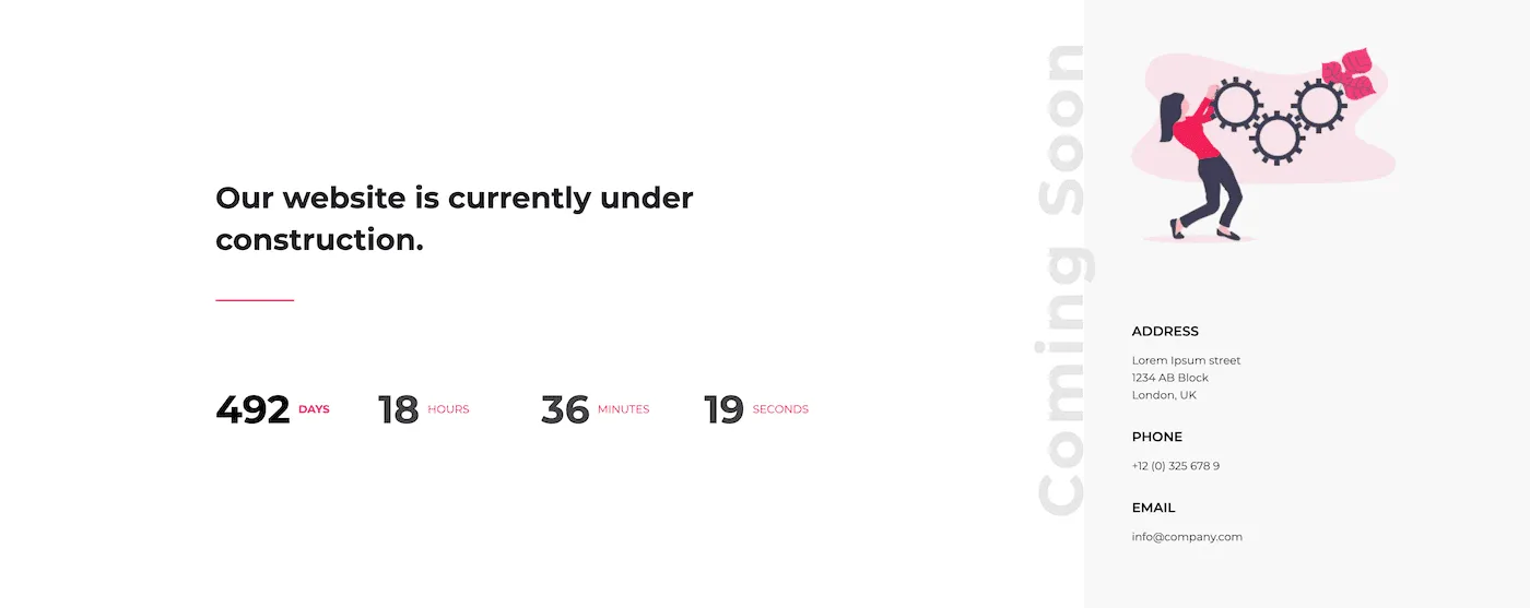 Countdown template demo