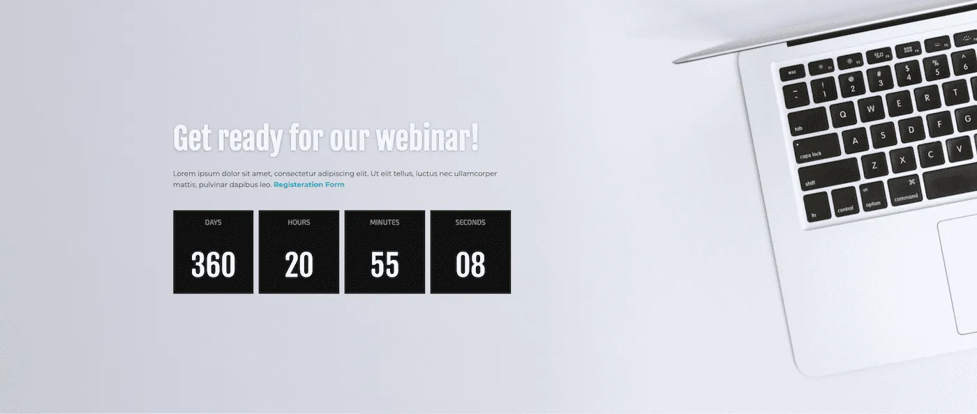 Countdown template demo
