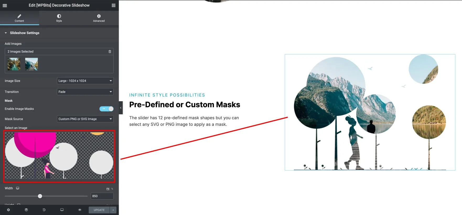 Decorative Slideshow Example 2