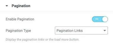 Pagination Options