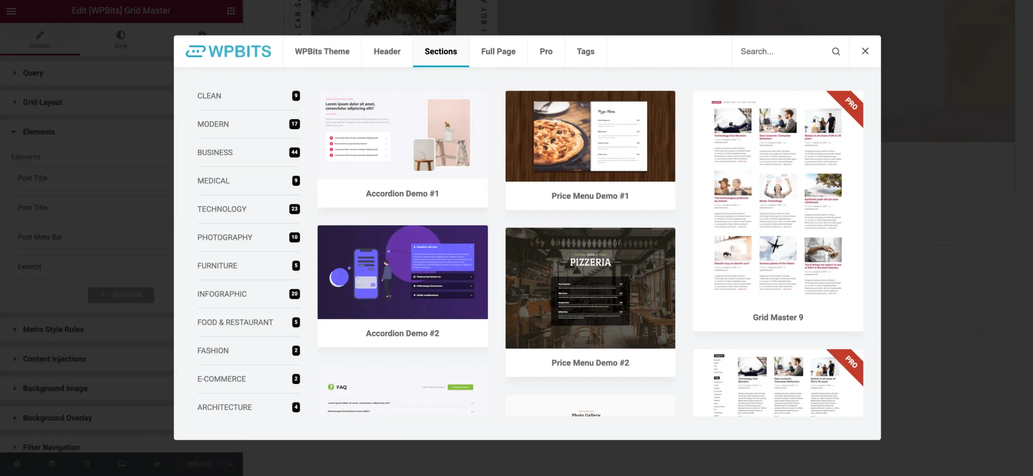 Header Template Library