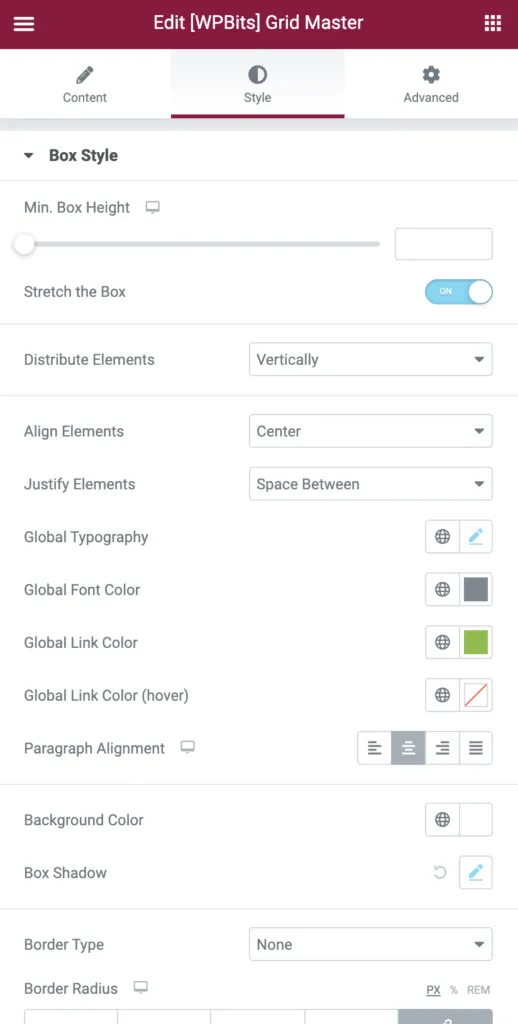 Grid Master Box Style